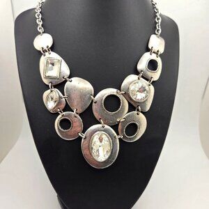 Artisan Silver Toned Vintage Style BoHo Necklace